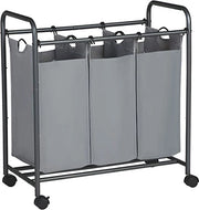 Asciugatrice automatica con 3 contenitori rimovibili - lavatrice su ruote - 3 x 44 litri