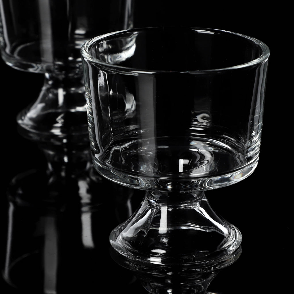 Set di 12 coppette da gelato in vetro KADAX da 290 ml.