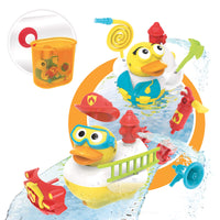 Anatra per Bagnetto con Accessori Yookidoo Jet Duck Create Firefighter 40172