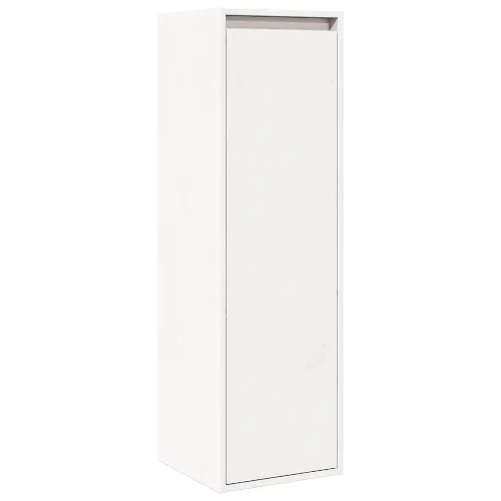 Pensili Bianchi 2 pz 30x30x100 cm in Legno Massello di Pino
