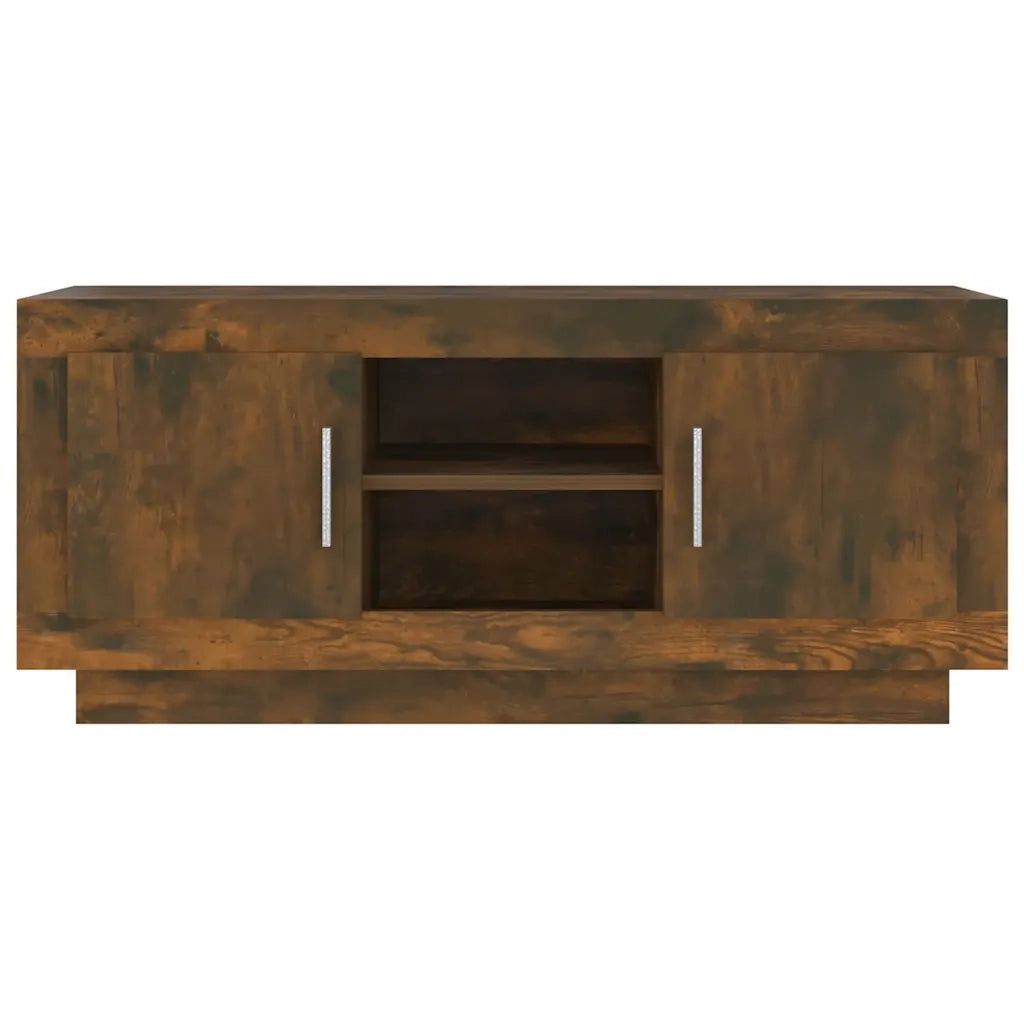 Mobile TV Rovere Fumo 102x35x45 cm in Legno Multistrato cod mxl 16707