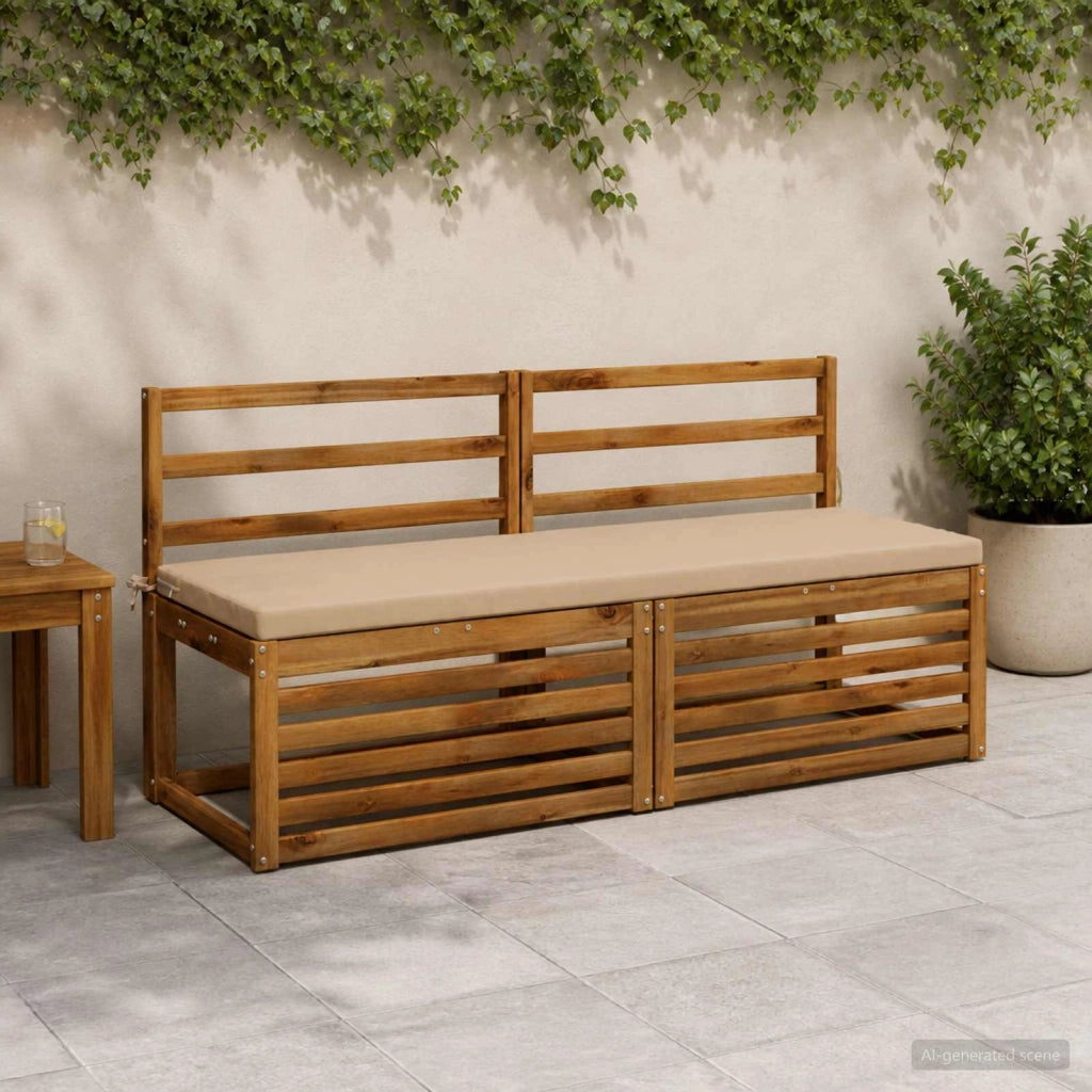 Cuscini per Panchina a 2 Pezzi SOEST 2 pz 100% Poliestere 949379