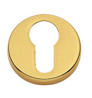 2pz bocchetta in ottone per porte finitura oro lucido con copriviti 45mm cod:ferx.11672