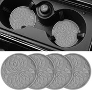 Supporto auto per sottosterza - 2,75 pollici mok auto sottosterza in silicone - Accessorio auto interno universale antiscivolo in grigio