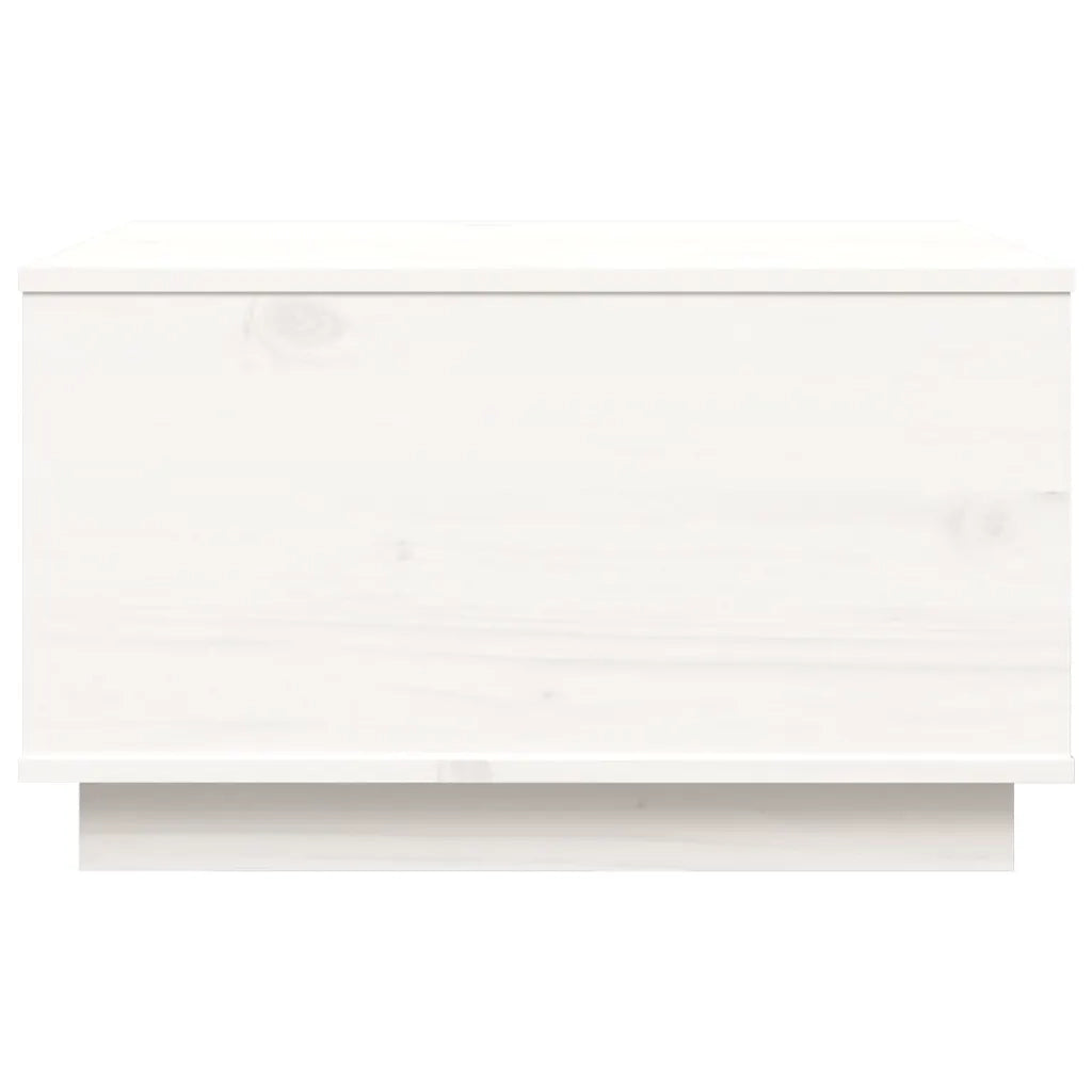 Tavolino da salotto | Tavolino da caff¨¨ | Tavolino da Soggiorno Bianco 60x50x35 cm Legno Massello di Pino