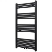 Radiatore Centrale Portasciugamano Dritto Nero 600 x 1160 mm