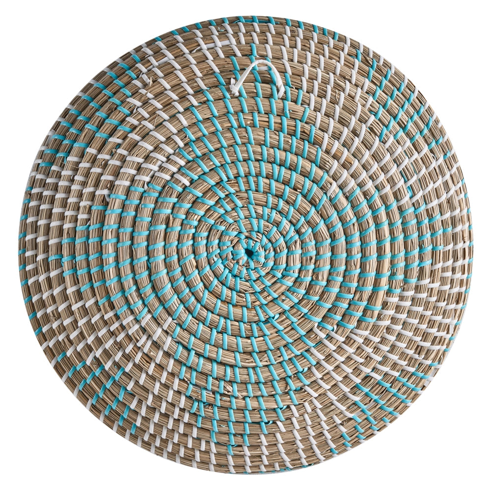 Set di 5 decorazioni da muro in alghe naturali fatte a mano con decorazioni da parete in stile africano