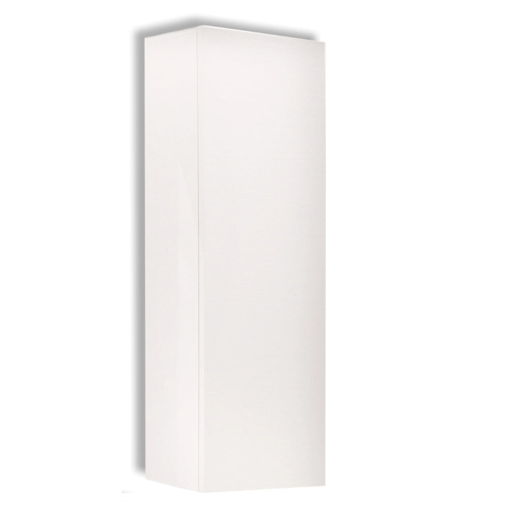 Colonna sospesa wonder pensile da bagno con anta made in italy *** finitura- bianco, confezione 1