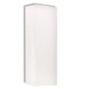 Colonna sospesa wonder pensile da bagno con anta made in italy *** finitura- bianco, confezione 1