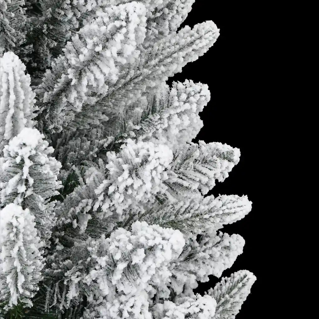 Albero di Natale Artificiale con Neve Floccata 180 cm PVC e PE 345190