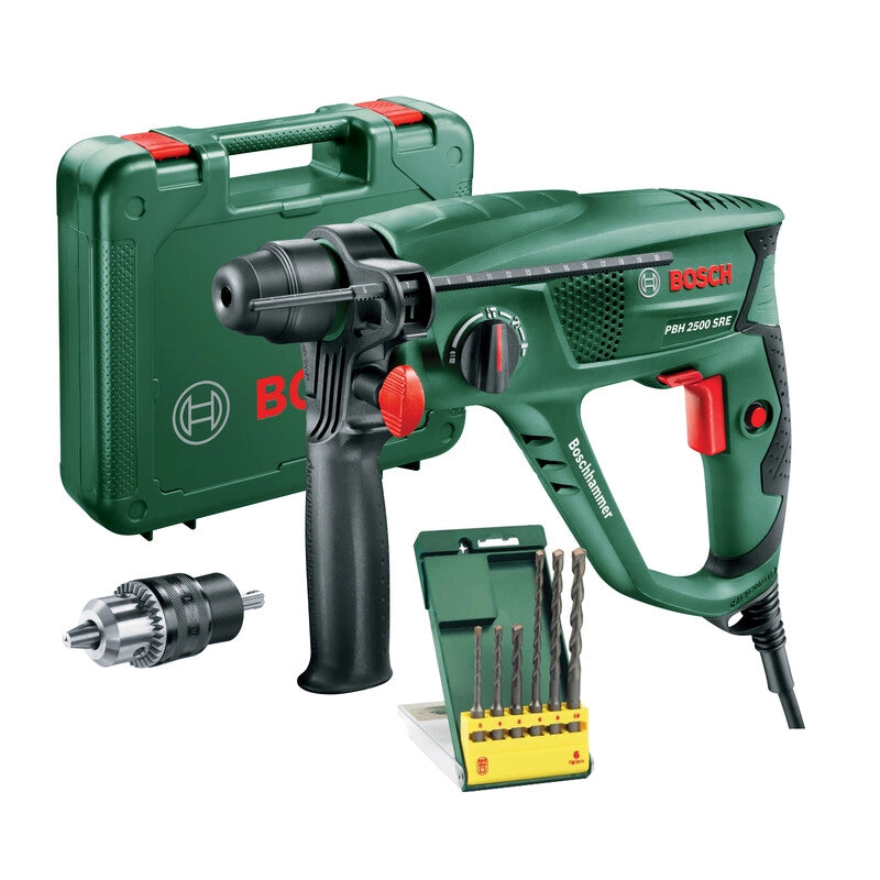 BOSCH-V MARTELLO PERFOR PBH2500SRE 600W + ACC