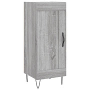 Credenza | Madia | Buffet da pranzo | Armadio da pranzo Grigio Sonoma 34,5x34x90 cm in Legno Multistrato