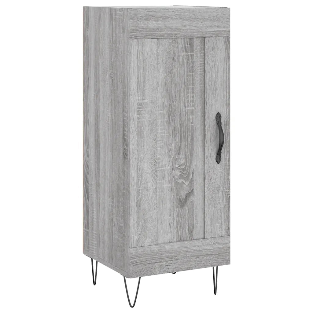 Credenza | Madia | Buffet da pranzo | Armadio da pranzo Grigio Sonoma 34,5x34x90 cm in Legno Multistrato