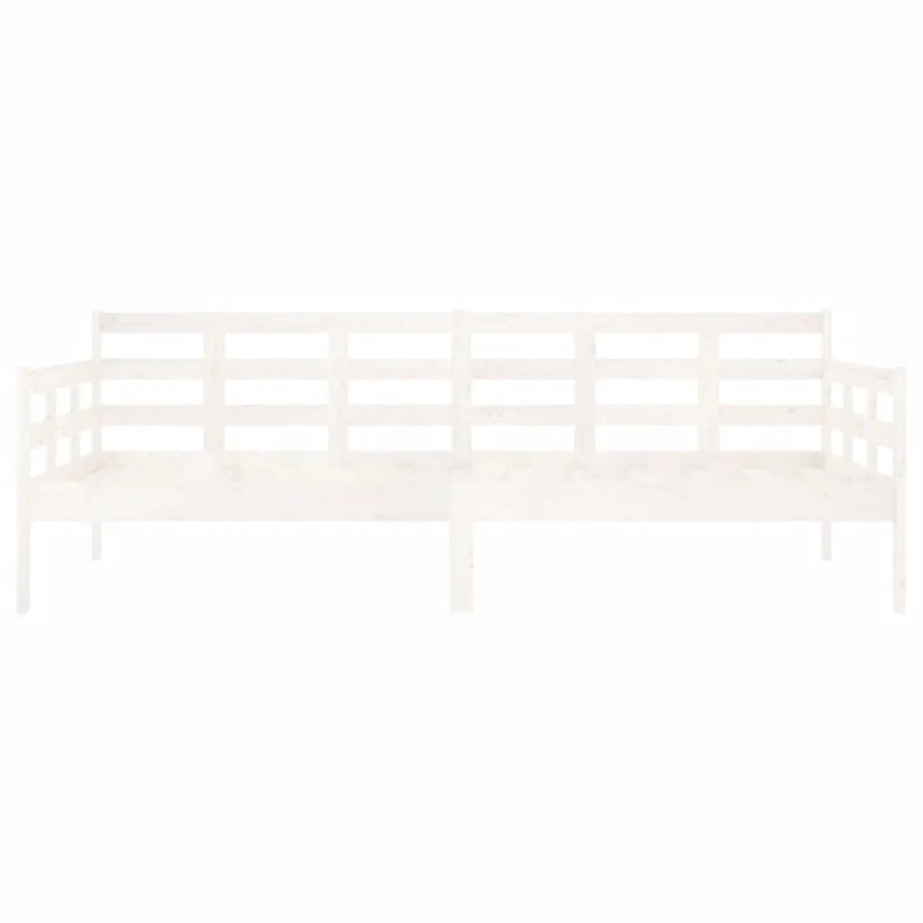 Dormeuse Bianca in Legno Massello di Pino 90x200 cm 820358