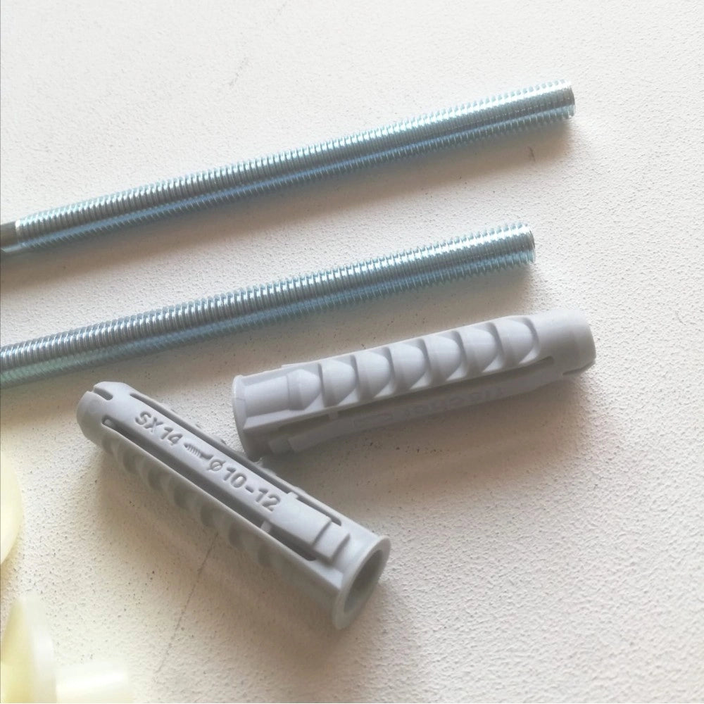 Fischer wd 230 x coppia vitone vite e tassello prolungato per fissaggio lavabi semi incasso