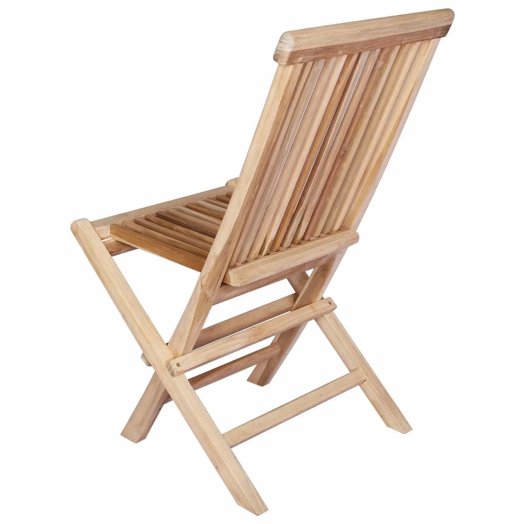 Sedia da giardino pieghevole 4 pcs Naturale 42028482