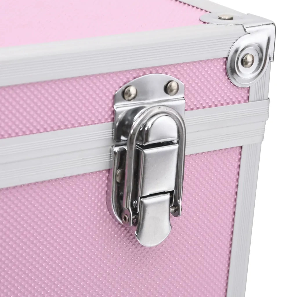 Valigia per Cosmetici 37x24x40 cm Rosa in Alluminio CFW8139061
