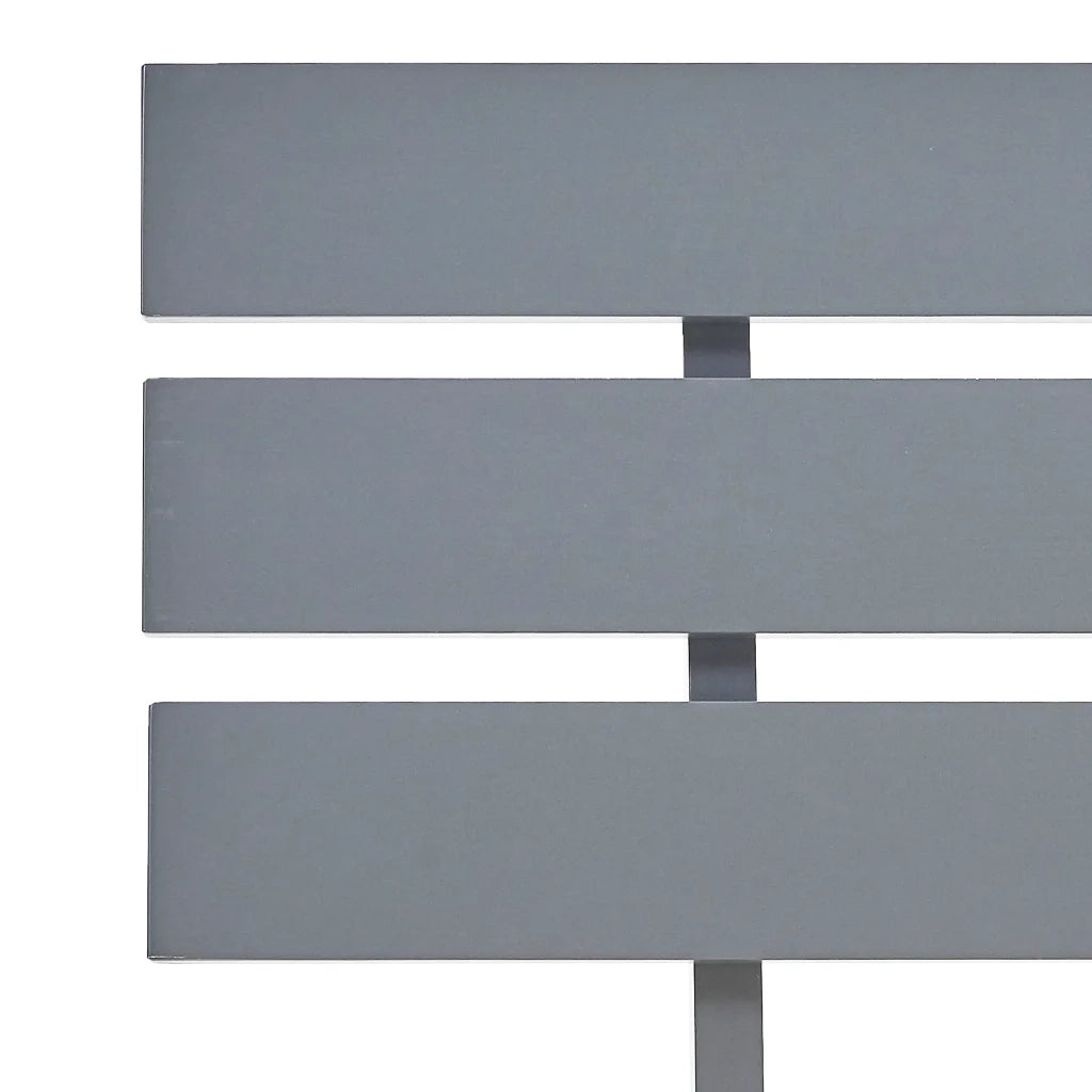 Giroletto senza Materasso Grigio 140x200 cm in Legno di Pino