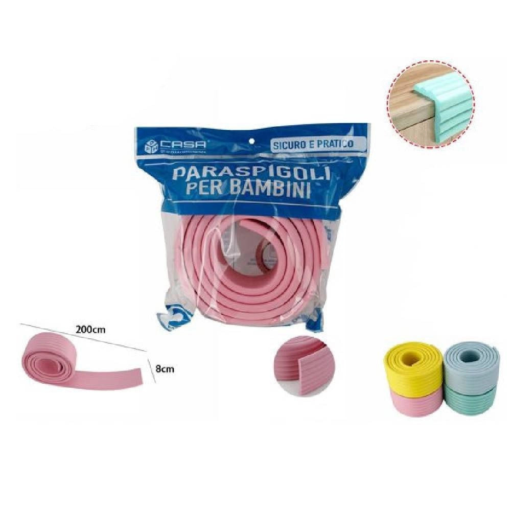 Trade Shop - Paraspigoli Sicurezza Bordo Tavolo Coprispigoli Bambini Neonati 2mt X 8cm 69640 -