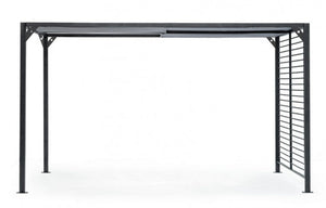 Pergola da Giardino 3x3,6xh2,1m Noah Antracite