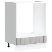 Pensile da cucina | Armadio Forno Lucca Grigio Sonoma in Legno Multistrato