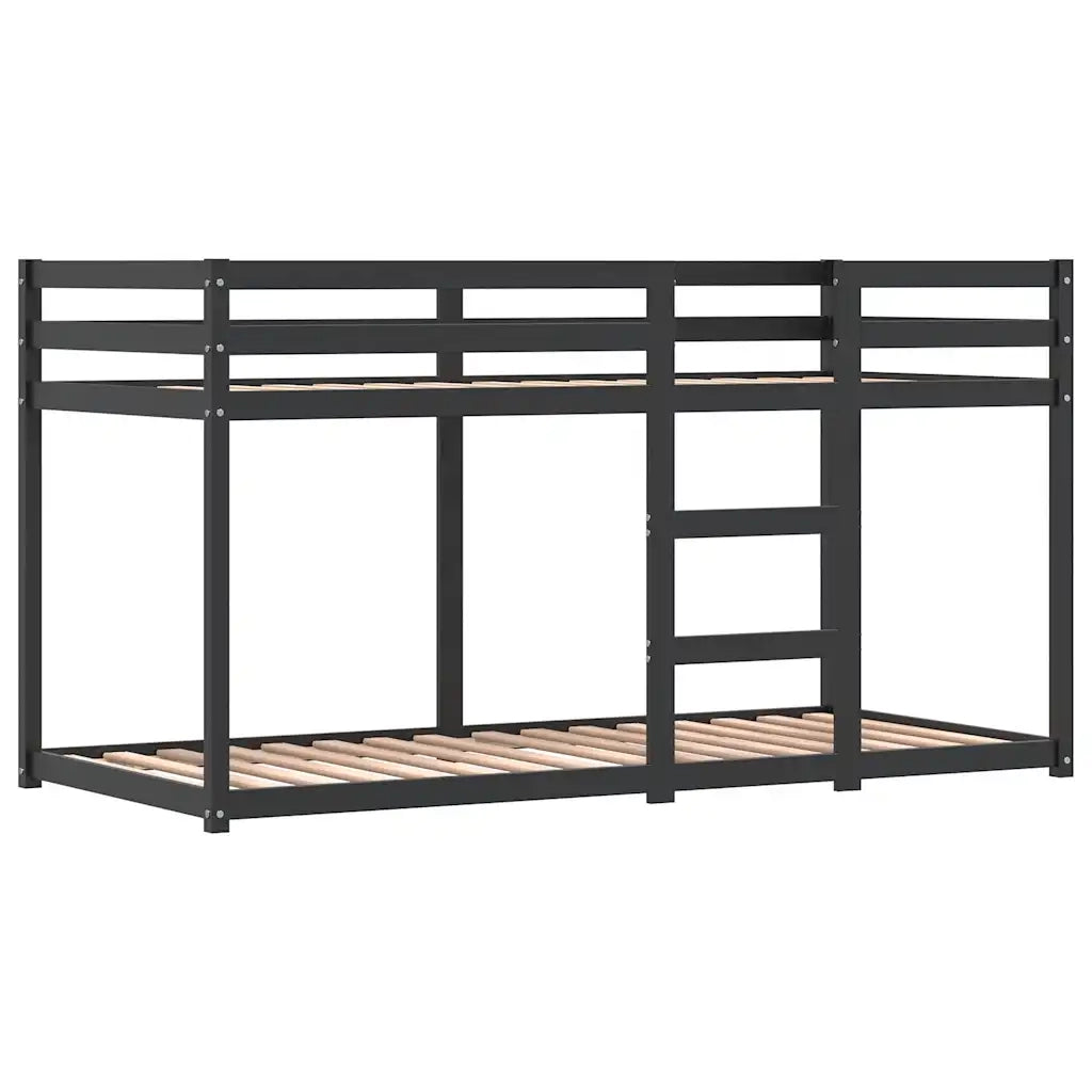 Letto a Castello senza Materasso Rosa 80x200 cm Legno di Pino 3284008