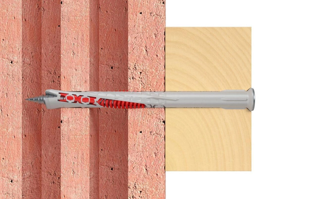 Fischer 562155 DuoXpand-T Tassello di espansione 10 mm 80 mm colore Grigio