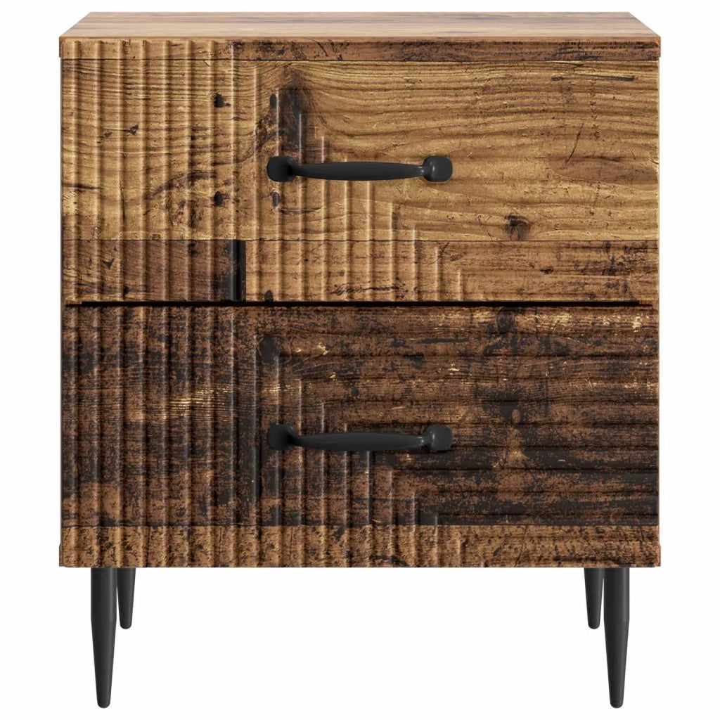 Armadio da Notte con cassetto Legno antico 43 x 34,5 x 47,5 cm 894771