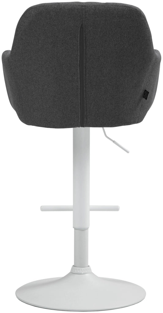 Barhocker Natoma Stoff weiЯ