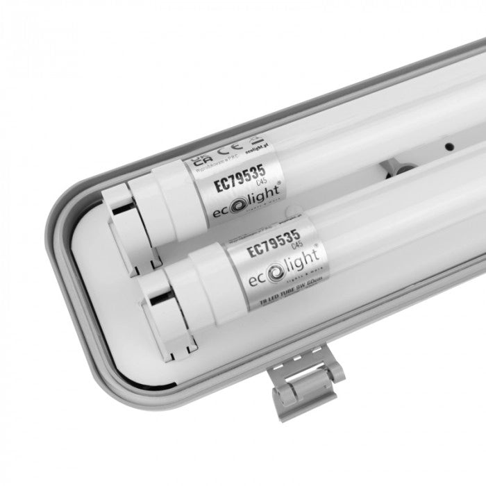 Plafoniera LED Full Plate 2x T8 60 cm IP65 Ecolight