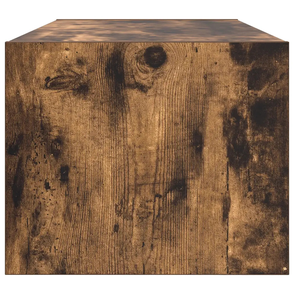 vidaXL Mobile Porta TV Rovere Fumo 80x31x25,5 cm in Legno Multistrato