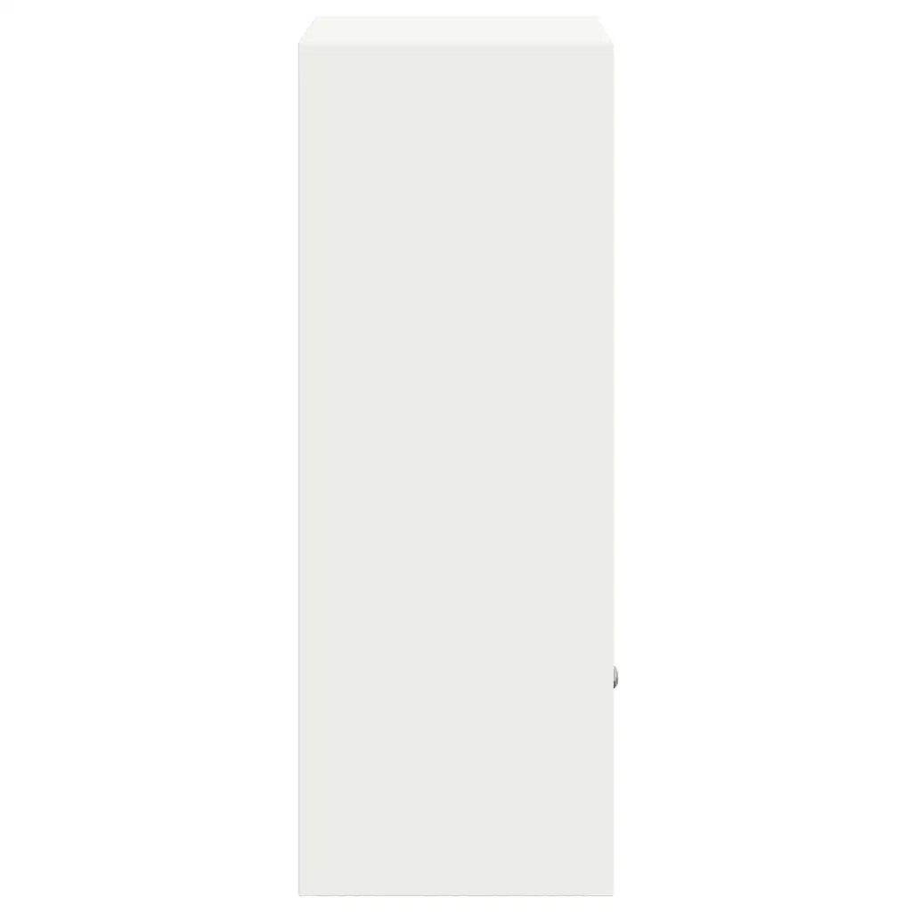 Cassetta per pacchi con porta Bianco 41 x 38 x 103 cm Acciaio 874934