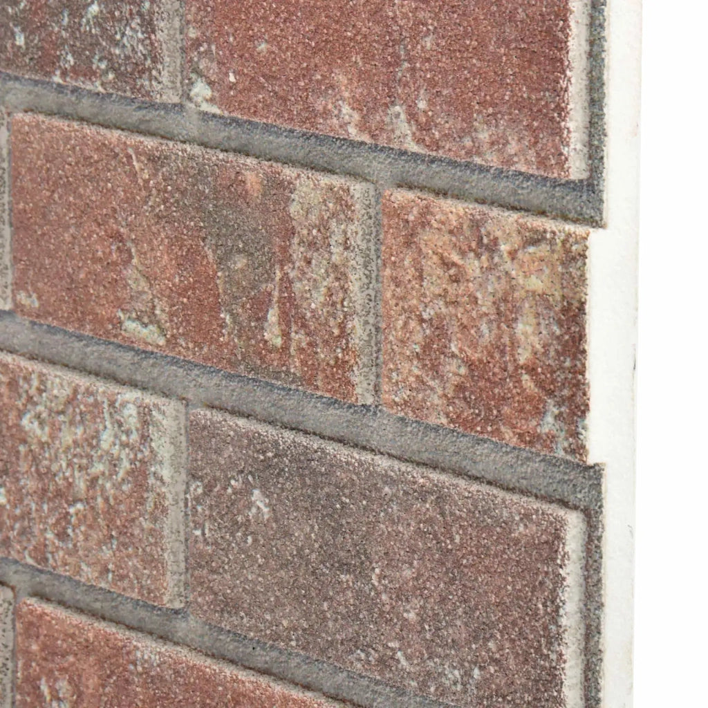 Pannelli da parete 10 pz Marrone Scuro e Grigio 100 x 50 cm CFW3440779