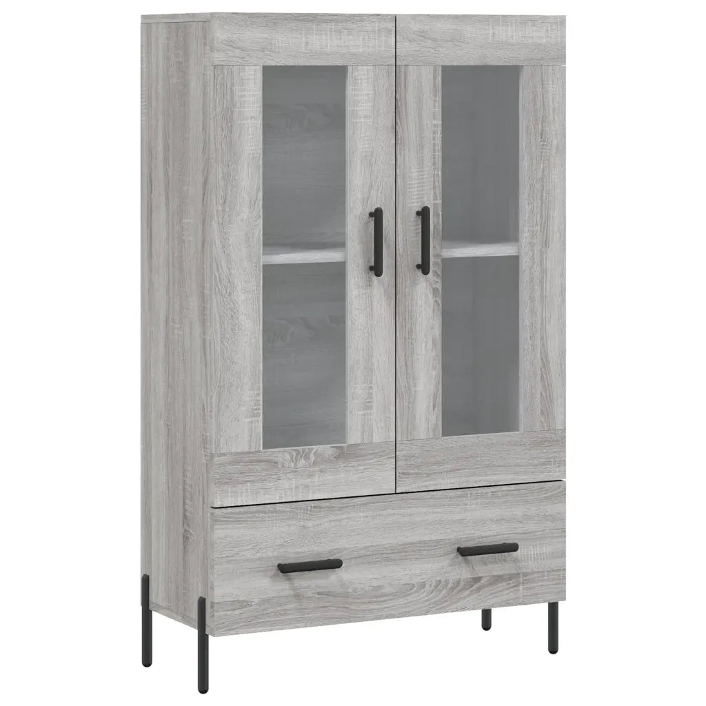 Credenza-Buffet-Armadio da cucina Grigio Sonoma 69,5x31x115 cm in Legno Multistrato 716153