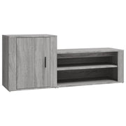 Scarpiera | Mobile per scarpe Grigio Sonoma 130x35x54 cm in Legno Multistrato