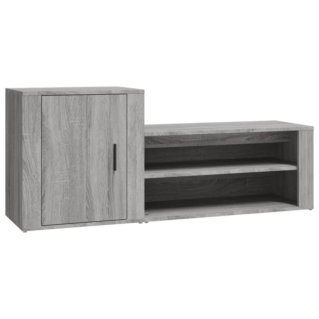 Scarpiera | Mobile per scarpe Grigio Sonoma 130x35x54 cm in Legno Multistrato