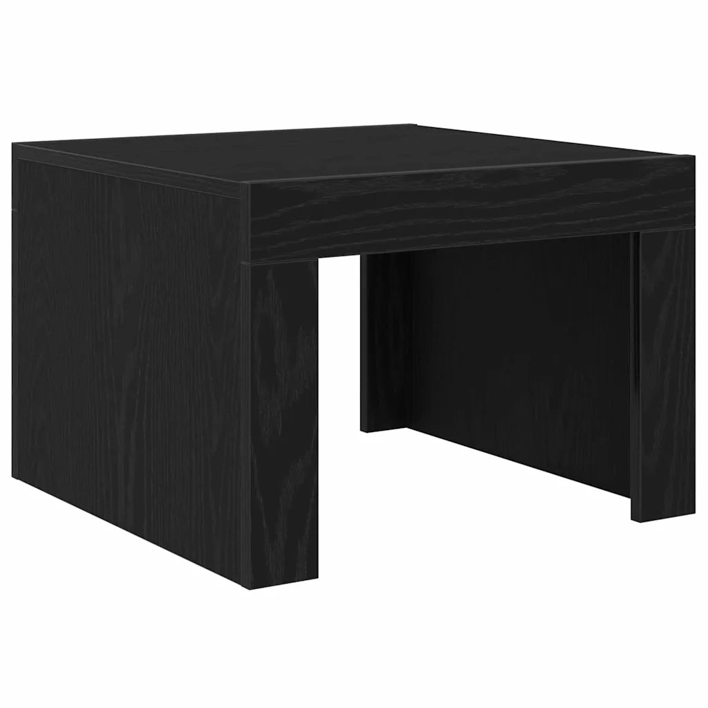 Tavolino da salotto Rovere Nero 50 x 50 x 35 cm 875033