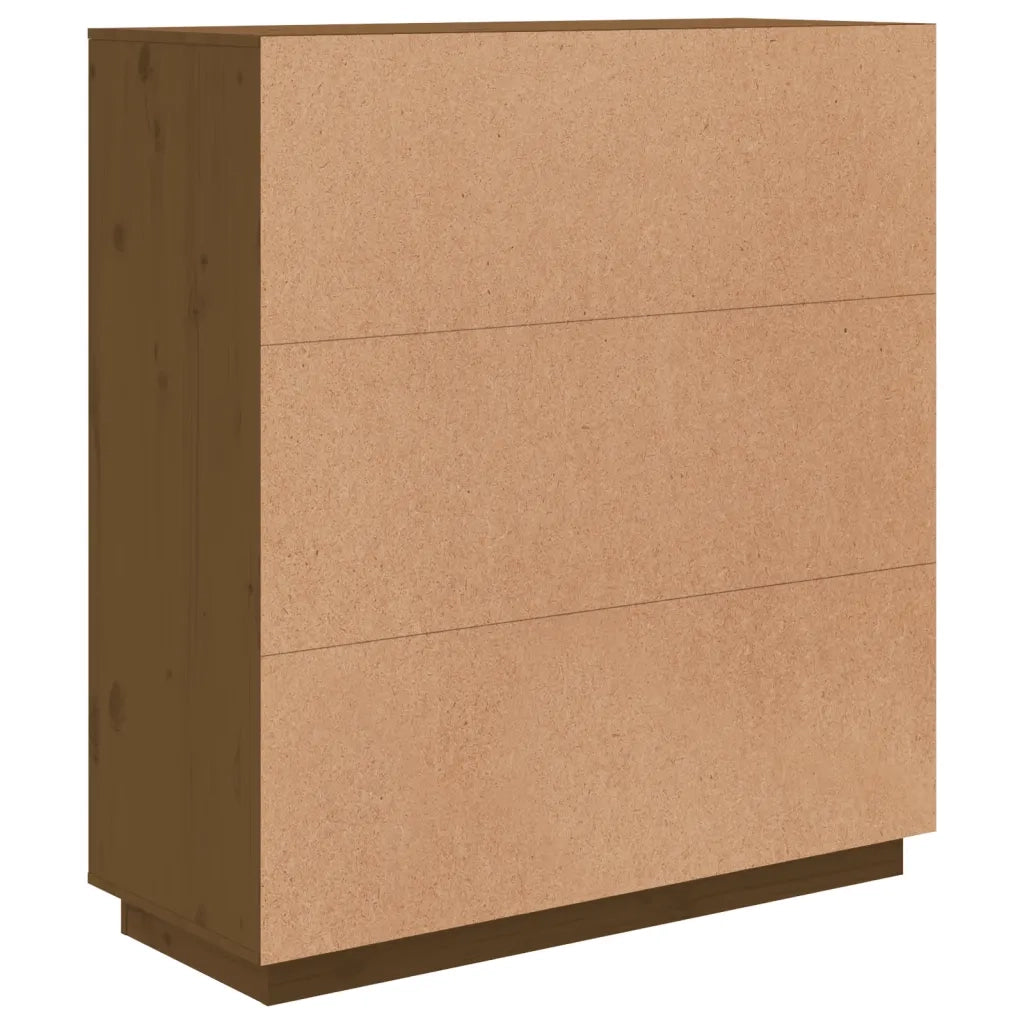 Credenza ambra 100x40x108,5 cm in Legno Massello di Pino 820165