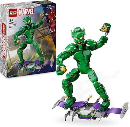 LEGO Marvel Personaggio Costruibile di Goblin, Gioco d`Azione per Bambini e Bambine da 8 Anni in su, Action Figure del N