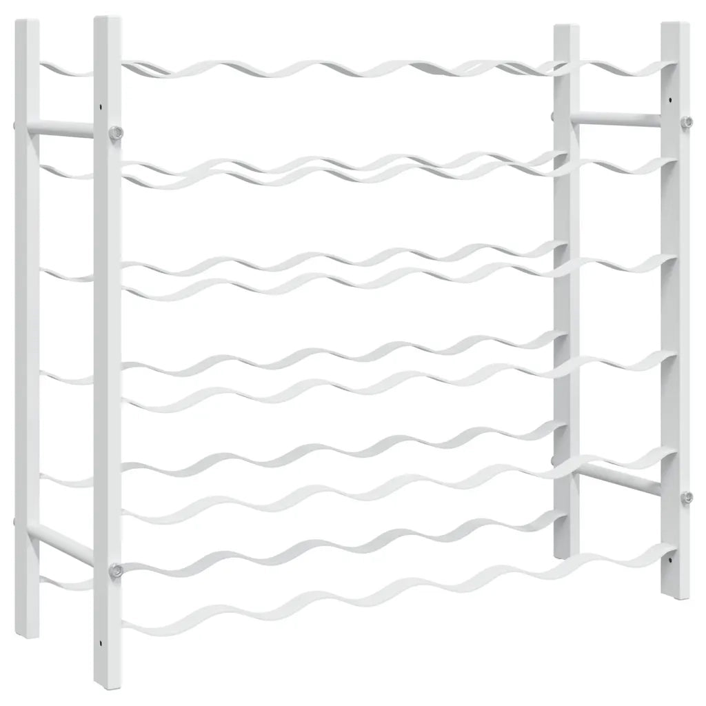 Portabottiglie per 36 Bottiglie Metallo Bianco CFW4012407