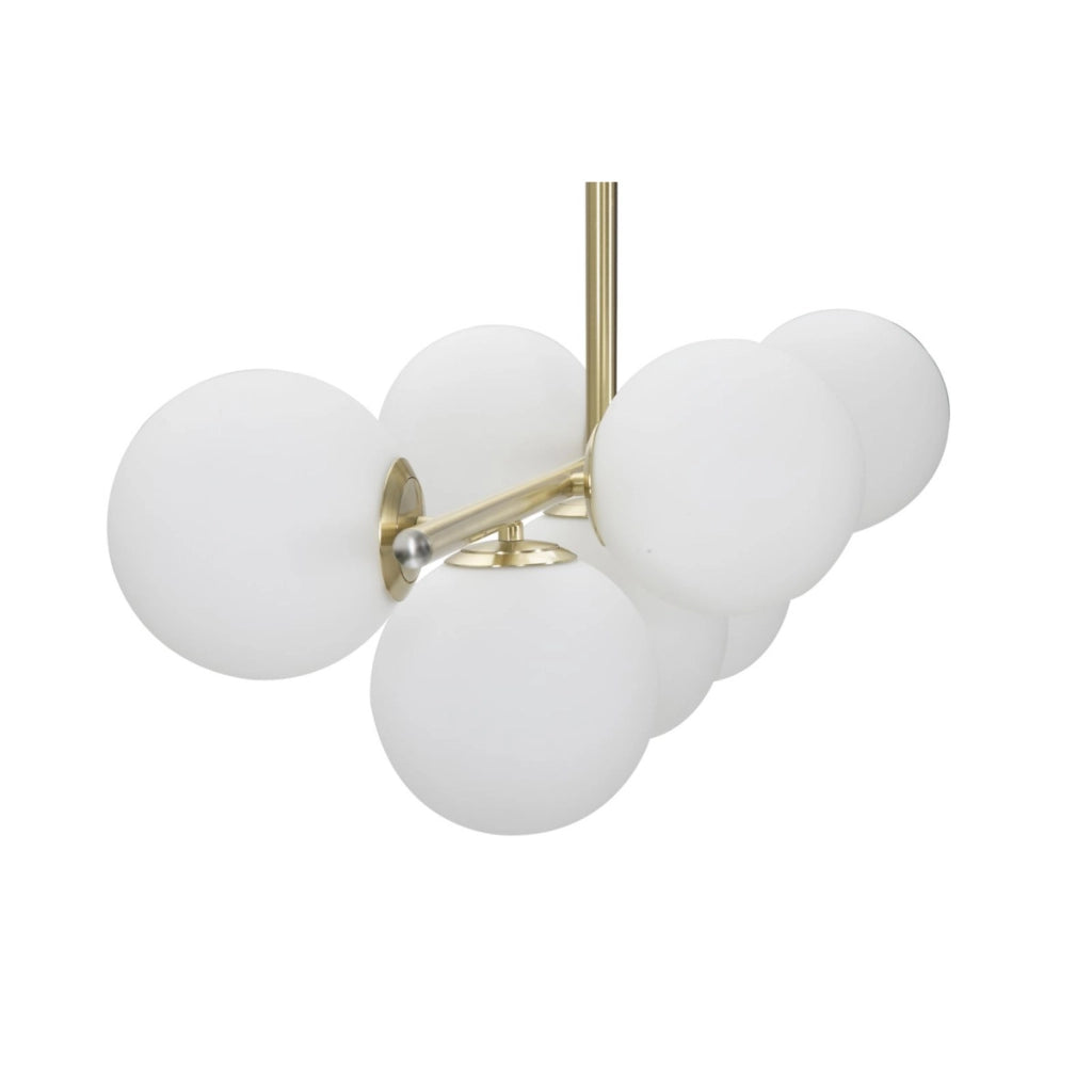 Lampada a Sospensione VKH77, Oro, Metallo, 81x30x74 cm