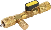 Strumento di rimozione valvole Dual Dimensione SAE 1/4 & 5/16 Porta per la riparazione di impianti di climatizzazione R22 R134 R410 R32 - Strumento di installazione per valvole AC Core di valvola.
