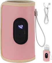 Portatile per riscaldamento bottiglie - Borsa isolata - Universale - Portatile per riscaldamento bottiglie - 18W rapido riscaldamento - Regolabile riscaldamento via USB - Adatto per uso domestico e viaggio
