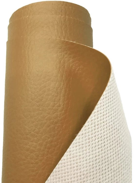 Tessuto imitazione legno a struttura a scaglie, impermeabile, venduto per metro - 100 cm x 140 cm (beige)