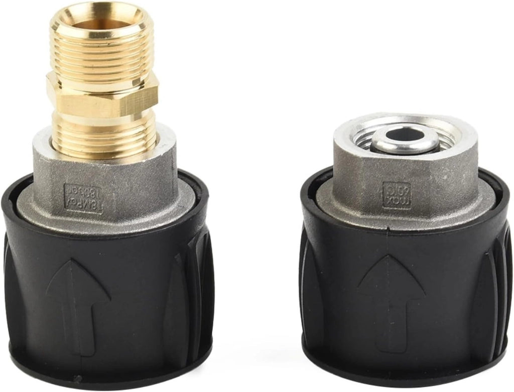 Adattatore per Tubo compatibile con Idropulitrice Kärcher K2-K7 – Sistema Click Connect, Filettatura M22x1,5mm