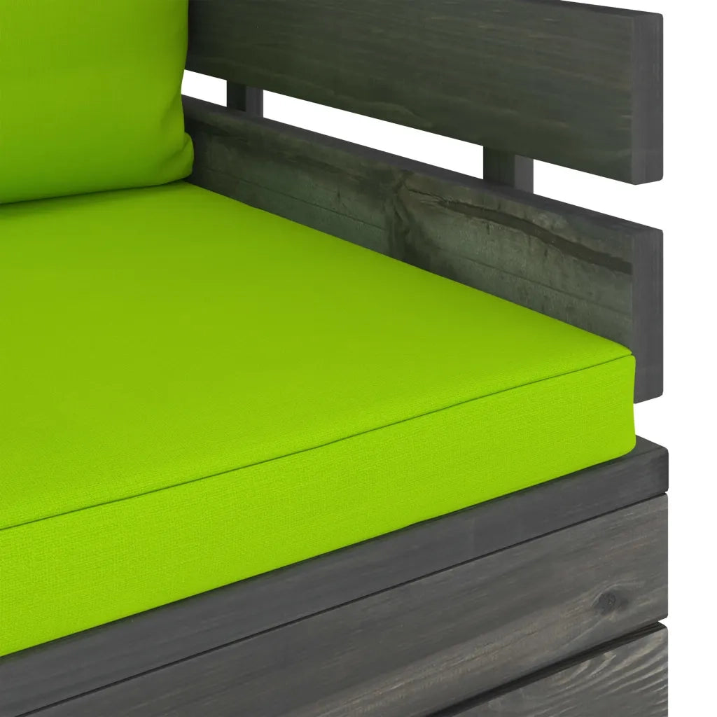 Poltrona da Giardino con Cuscini in Legno di Pino cod mxl 72347