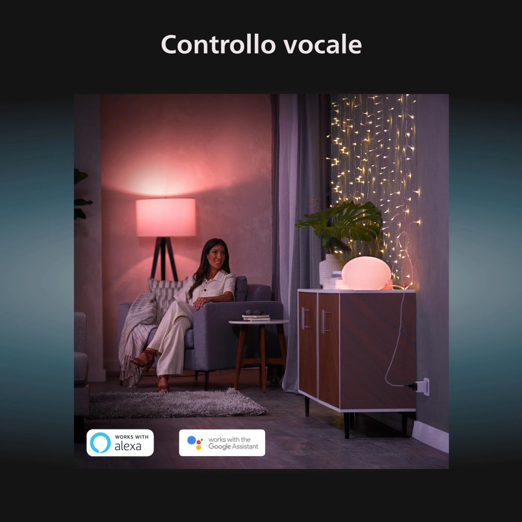 Philips Hue Smart Plug controllo tramite Bluetooth, compatibile con Alexa, Google Home e Apple HomeKit