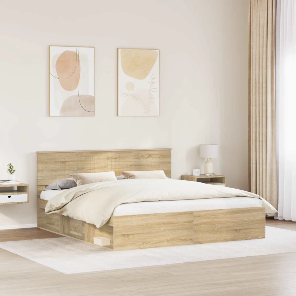 Struttura del letto Sonoma 180 x 200 cm Pino massello 3410566