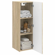 Mobiletto da Bagno | Armadio da bagno a Muro Rovere Sonoma 33 x 34,5 x 100 cm