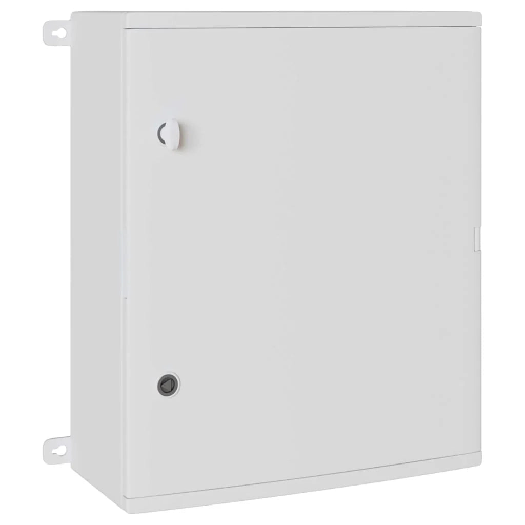 Armadio elettrico moderno per stoccaggio interno/esterno 57 x 23 x 60 cm plastica grigia 02_0058203